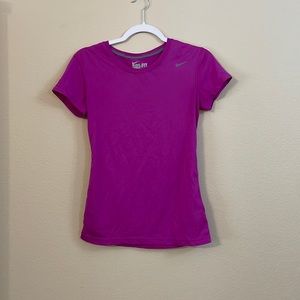 Purple Nike Dri Fit workout shirt. Size extra small.